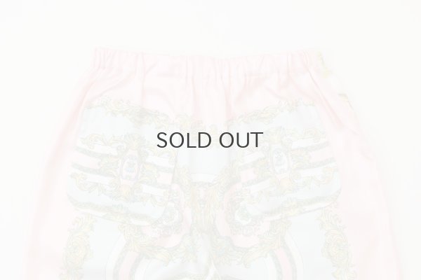 画像8: エステルスカーフ柄プリントMIXパンツ (PK)