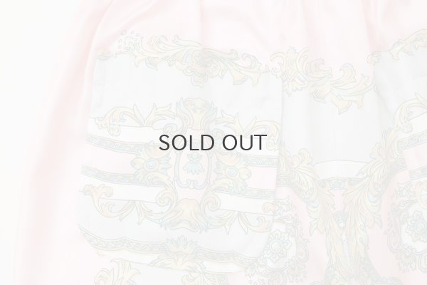 画像9: エステルスカーフ柄プリントMIXパンツ (PK)