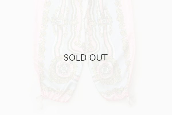 画像10: エステルスカーフ柄プリントMIXパンツ (PK)