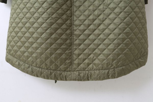 画像11: エステルタフタキルティングノーカラーコート(KH)