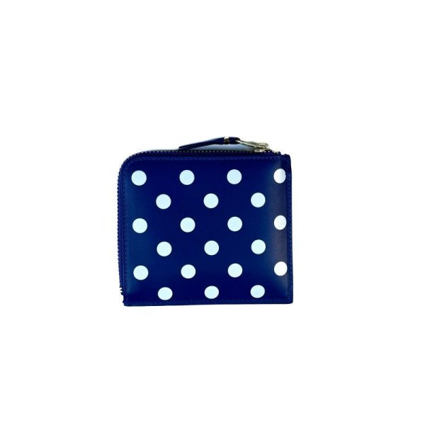 画像2: CDG WALLET Polka Dots Printed ジップウォレット  (NV)