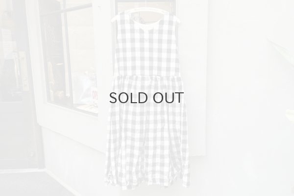 画像2: SALE15%OFF!! 綿リネンギンガムチェック製品洗ワンピース