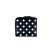 画像2: CDG WALLET Polka Dots Printed ジップウォレット  (BK) (2)