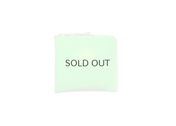 画像1: CDG WALLET SUPER FLUO ジップウォレット  (GR×BL)