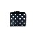 画像1: CDG WALLET Polka Dots Printed ジップウォレット  (BK) (1)