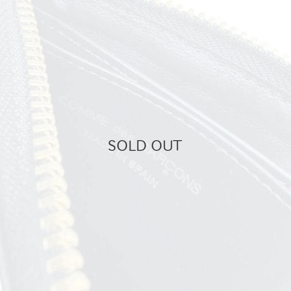 画像4: CDG WALLET Polka Dots Embosses ジップウォレット (BK)