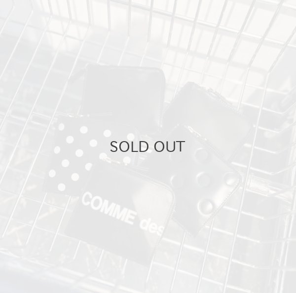 画像6: CDG WALLET Polka Dots Embosses ジップウォレット (BK)