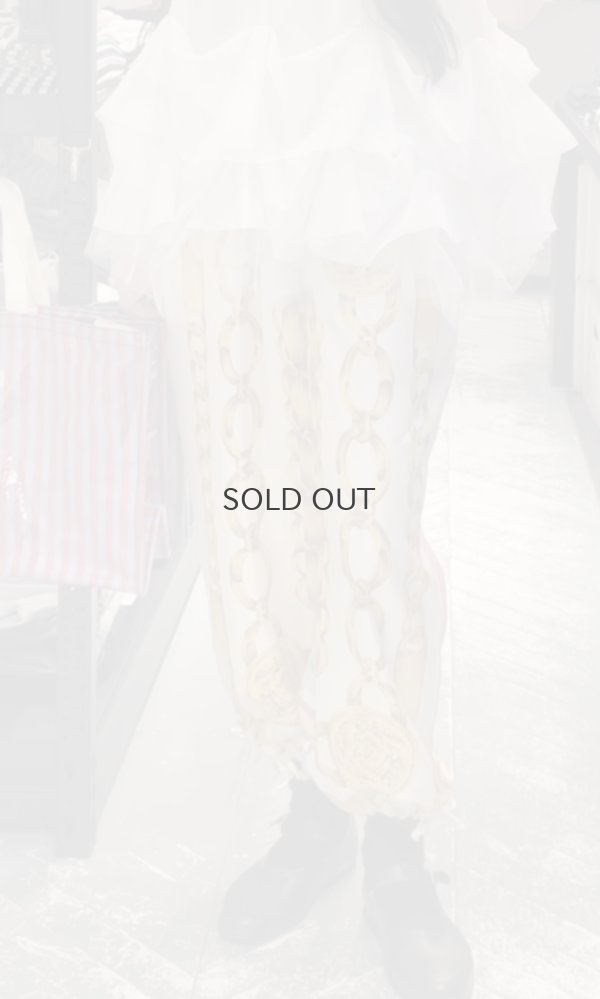 画像17: エステルスカーフ柄プリントMIXパンツ (PK)