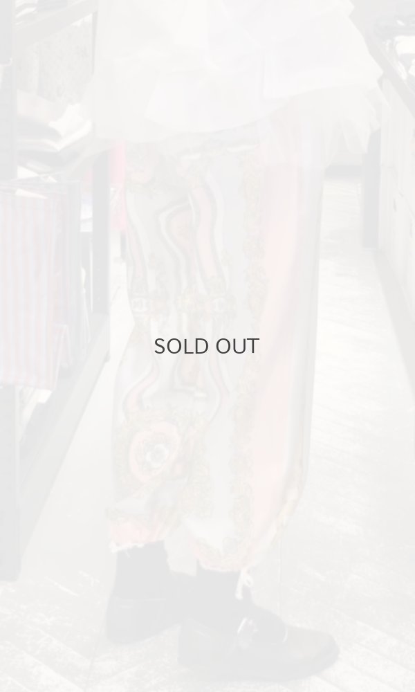 画像16: エステルスカーフ柄プリントMIXパンツ (PK)