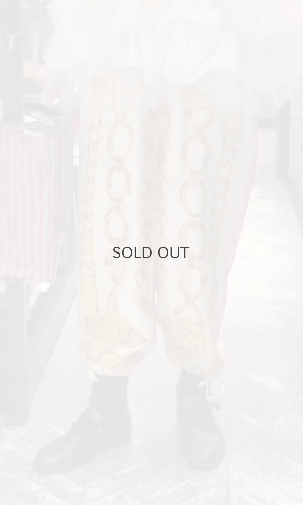 画像15: エステルスカーフ柄プリントMIXパンツ (PK)