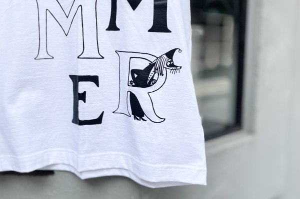 画像5: 綿天竺プリント半袖Tシャツ× MOOMIN ToveJansson