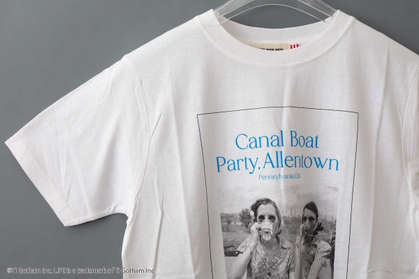 画像4: SALE35%OFF!! GOOD ROCK SPEED | LIFE PC PHOTO T-SHIRT Canal Boat (WH)