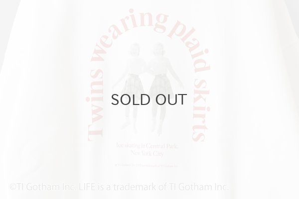 画像4: GOOD ROCK SPEED | Twins wearing plaid skirts SWEAT (WH) 