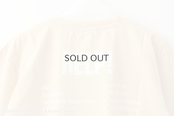 画像7: THE BEATLES | “HELP!” Front & Back Print T-Shirt (YW)