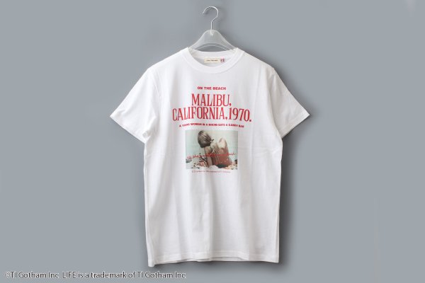 画像1: LIFE PICTURE COLLECTION | Malibu Photo Graphic T-Shirt (WH)