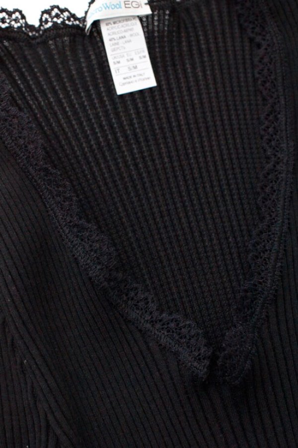 画像4: ML LANAMICRO PLISSE' C/PIZZETTO 307(NERO)