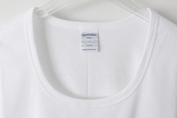 画像4: SALE30%OFF!! Uネックパフスリーブカットソー 049-09 (BLANC)