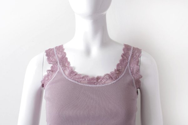 画像11: レースタンクトップ 866(BLANC)