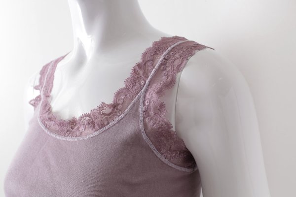 画像12: レースタンクトップ 866(BLANC)