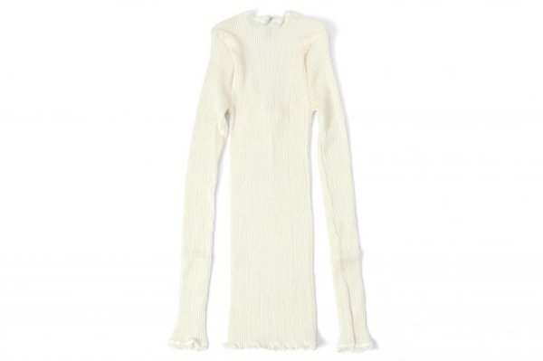 画像3: ML LANAMICRO PLISSE' C/PIZZETTO 307（BIANCO）