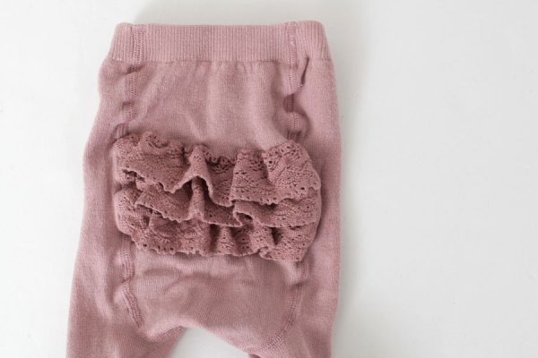 画像5: SALE50%OFF!! 子供服 バックフリル ウールタイツ(RO)