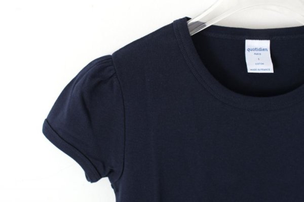 画像3: SALE30%OFF!! クルーネックパフスリーブカットソー 145-09 (NV)