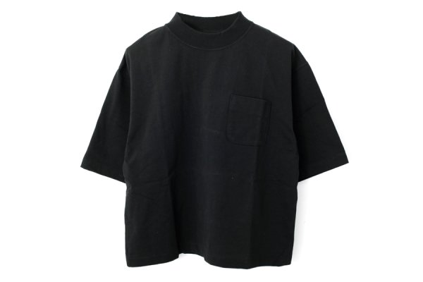 画像1: WOMENS MOCK NECK TEE 302 (BK)