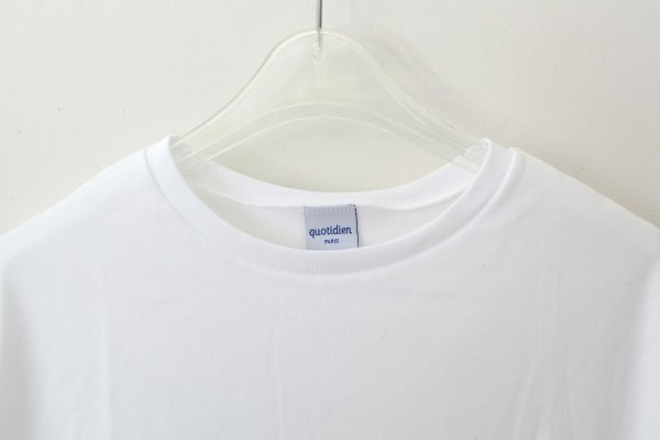 画像3: ドロップショルダー パフスリーブカットソー 150-18 (BLANC)