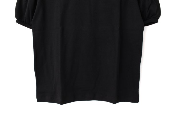画像6: ドロップショルダー パフスリーブカットソー 150-18 (NOIR)