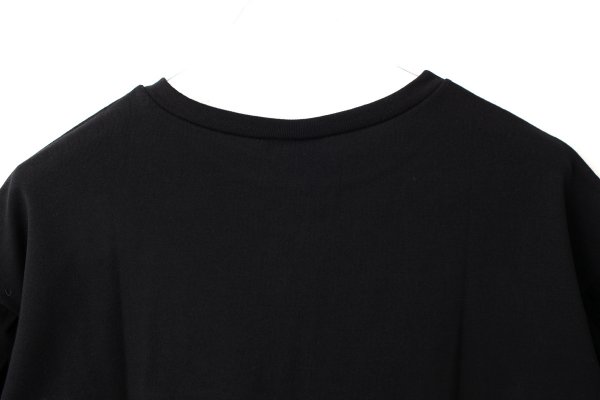 画像7: ドロップショルダー パフスリーブカットソー 150-18 (NOIR)