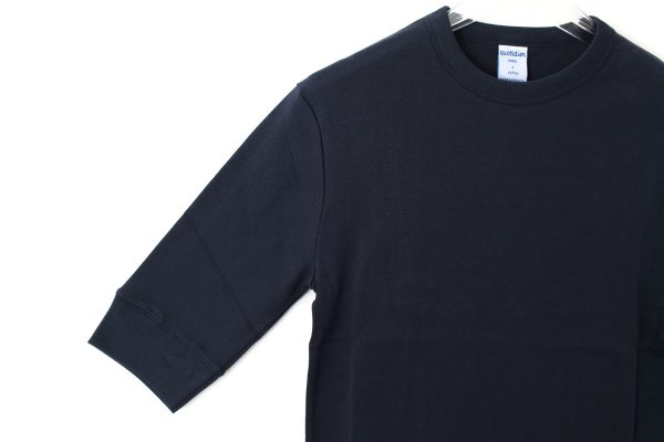 画像6: クルーネック 五分袖カットソー 103-07（NAVY）