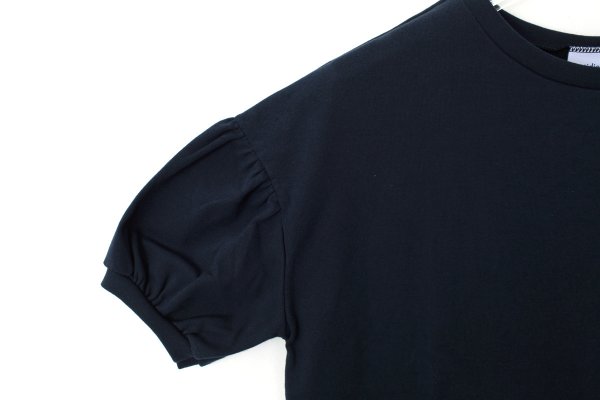 画像3: ドロップショルダー パフスリーブカットソー 150-18 (NAVY)