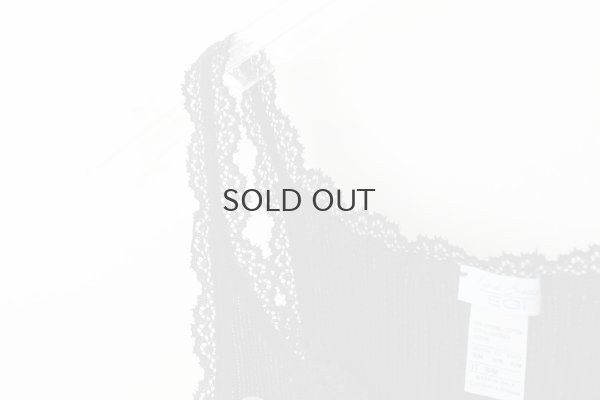 画像4: TOP C/PIZZETTO FILO DI SCOZIA PLISSE 2004（NERO）