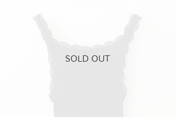 画像8: TOP C/PIZZETTO FILO DI SCOZIA PLISSE 2004（NERO）