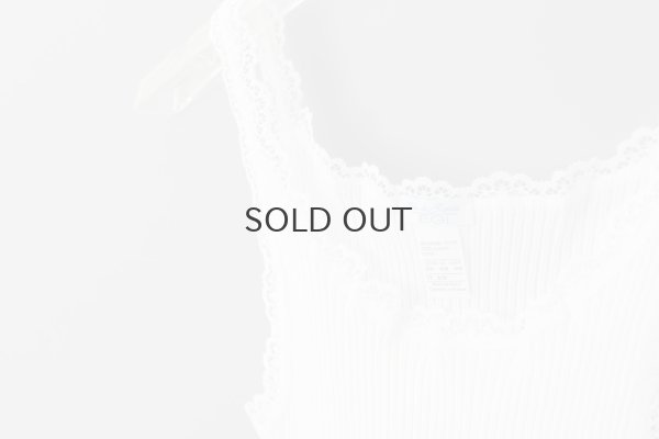 画像4: TOP C/PIZZETTO FILO DI SCOZIA PLISSE 2004（BIANCO）