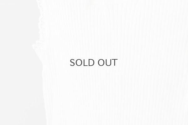 画像6: TOP C/PIZZETTO FILO DI SCOZIA PLISSE 2004（BIANCO）