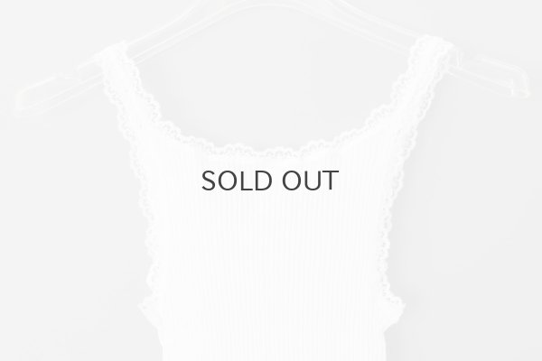 画像7: TOP C/PIZZETTO FILO DI SCOZIA PLISSE 2004（BIANCO）