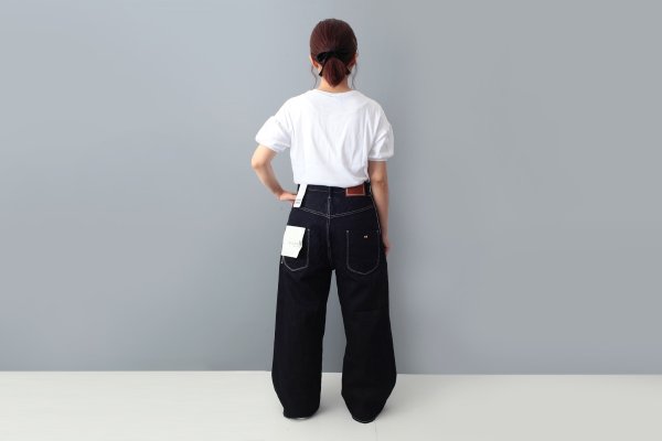 画像11: ドロップショルダー パフスリーブカットソー 150-18 (NOIR)