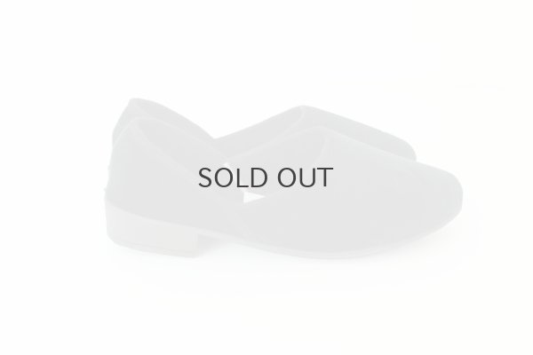 画像6: ベルベットスリッポンシューズ（BK）