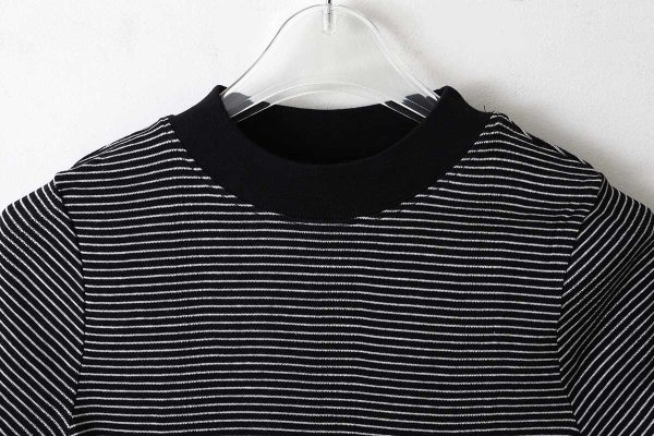画像4: Panel-rib M/N Tee 829C (BLK-W2)