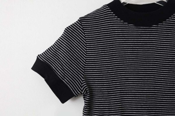 画像3: Panel-rib M/N Tee 829C (BLK-W2)