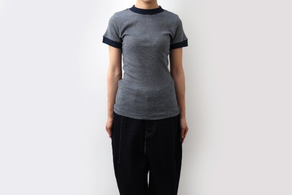 画像11: Panel-rib M/N Tee 829C (WHT-BU)