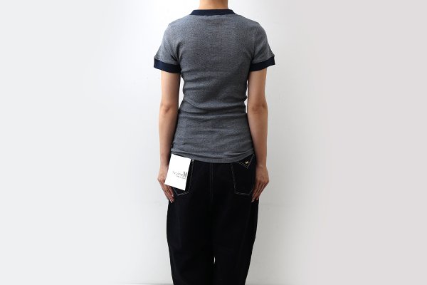 画像13: Panel-rib M/N Tee 829C (WHT-BU)