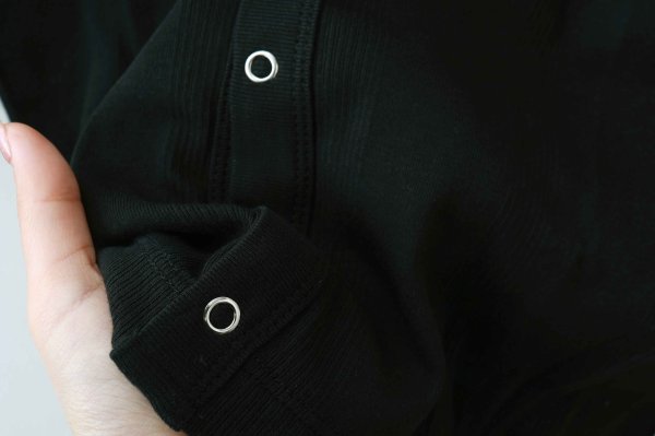 画像10: Panel ribbed cardigan 851C (BLK)