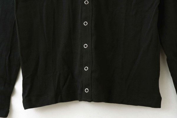 画像7: Panel ribbed cardigan 851C (BLK)