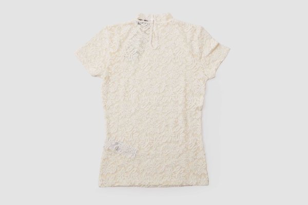 画像2: RWDelicia Capsleeve Regular T-neck Top 100956 (IV)
