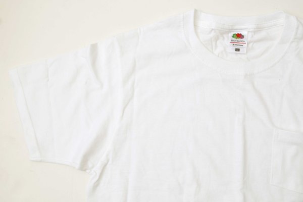 画像4: SALE30%OFF!! 2P FRUIT OF THE LOOM / FAVORITE POCKET TEE (WH/GY）