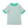 SALE20%OFF!! Panel-rib T-shirt 849C (WHT-GR)