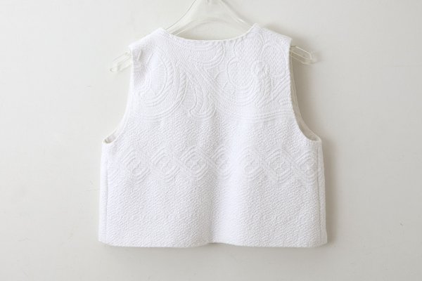 画像2: matelasse gilet (WH:typeB)