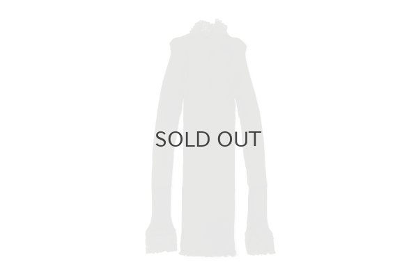 画像2: ML LUPETTO PLISSE' C/COLLO E POLSI PIZZO 304 (NERO)